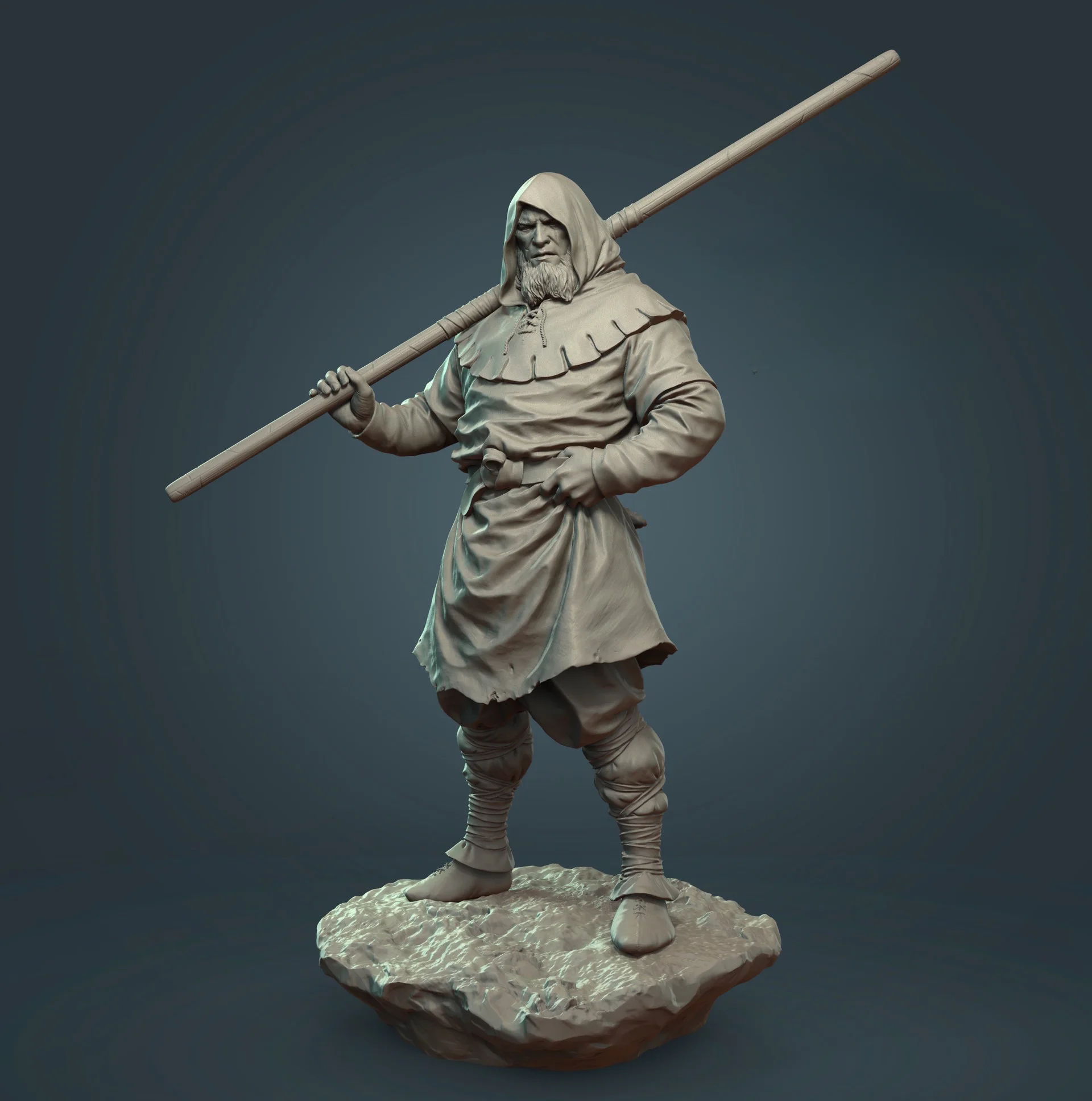 

75mm Resin Model Assembly Kit Is Unpainted and Needs To Be Assembled Into A Viking Warrior Model Toy