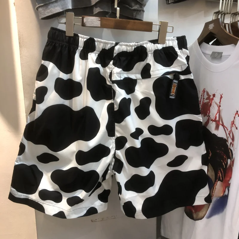 Kapital 2SS Qui Dry Polka Dot Leopard Print Loose Casual Sport orts Five-Quarter Pants Youth Vitali Sle Original Des...