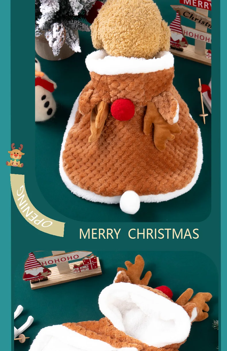 Déguisement Wapiti de Noël pour Chien - 2025 - Vêtement et accessoires pour chiens - Doglovedesign