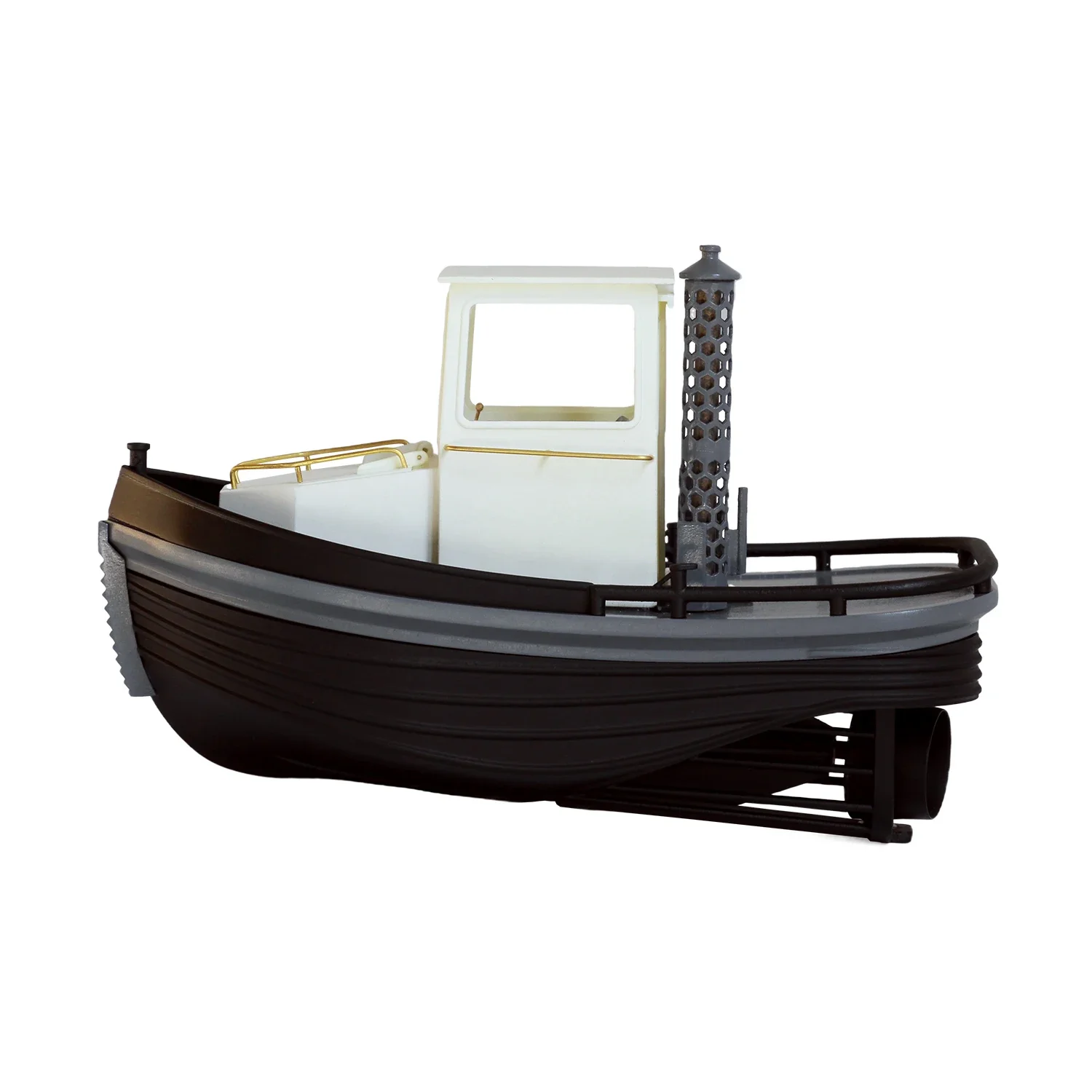 1/18 RC Mini Tugboat Model Kit 3D Printed Mini Coal Tugboat Model DIY Handmade Remote Control Ship Model Toy Collection 6