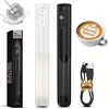 Electric Coffee Milk Foaming Mixer Coffee Creamer Whisk Handheld Egg Beater Froth Mixer with Shell Portable Kitchen Home Tools