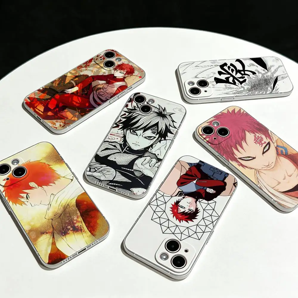Gaara Naruto Ultra Clear TPU Slim Shockproof Phone Case