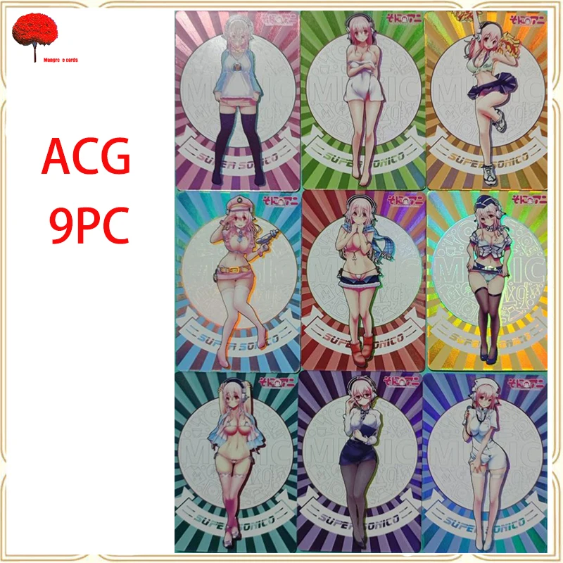 

Аниме богиня история DIY ACG цветная фольга блестящая карта SUPERSONICO игра игрушка Коллекционная карта