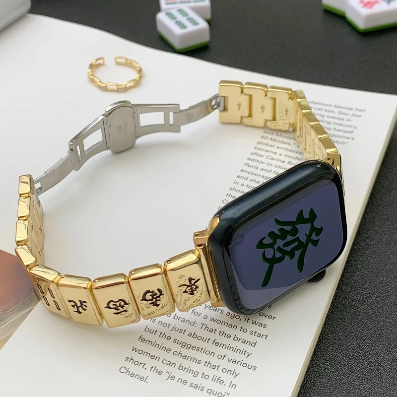 Apple Watch ø   Ʈ 9 8 7 6 5 SE 4 3 38/40/41/42/44/45mm iWatch UItra 2 49mm  м INS ߱ ݼ 