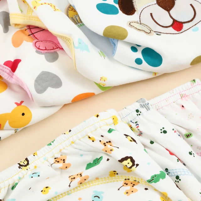 Baby Bare Cotton Cloth Diaper Unisex Reusable Infants Child Training Panties Washable Underwear Nappies - Image 2