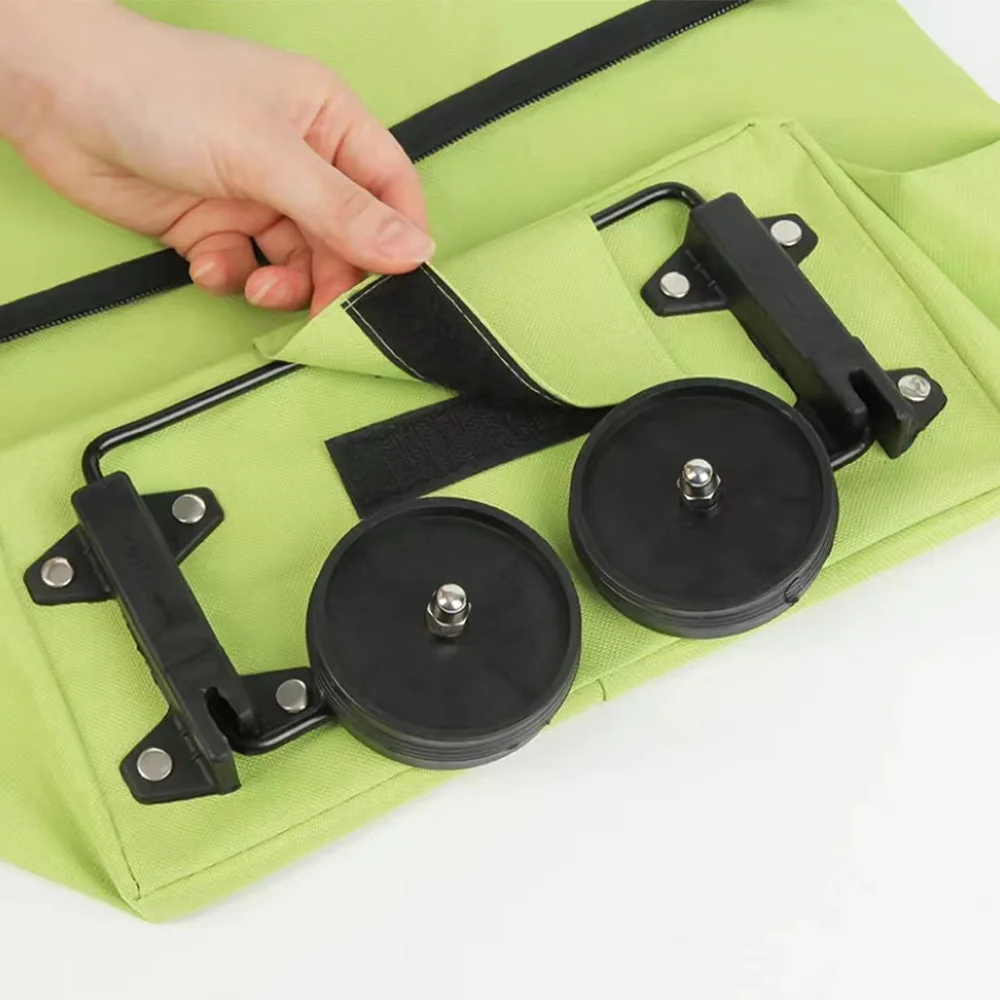 Small Pull Cart Folding Shopping Bag Shopping Buy Food Trolley Bag Wheels Buy Vegetables Organizer Portable