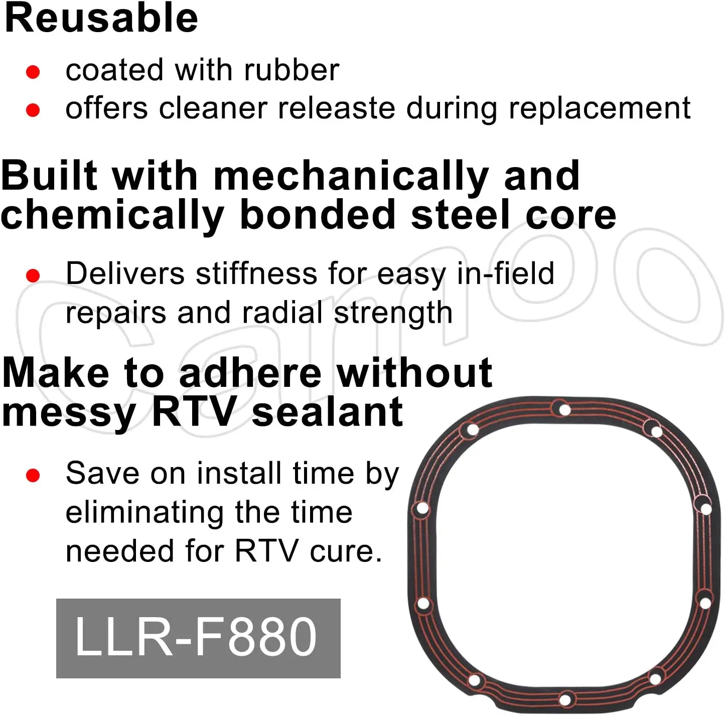 Differential Cover Gasket F880 for Ford 8.8" 1986-2014 Ford Mustang Car Exterior Accessories Auto Parts differential axle breather