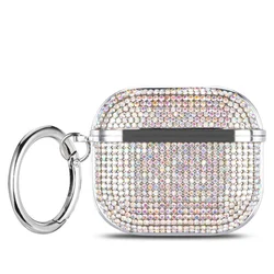 Crystal Glitter Rhinestone Bling Diamond Hard Protective Earphone Case - airpods 3 (Colorful)