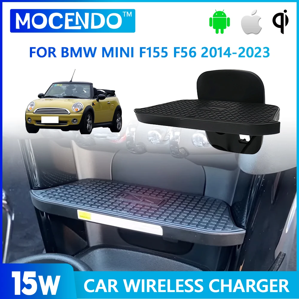 Car Wireless Charger For BMW Mini One Cooper S Hatch F55 F56