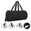 Gym Bag Black Cheetah Print Sports Bag with Shoes Leopard Animal Men Oxford Design Handbag Graphic Luggage Fitness Bag 3