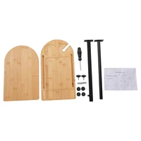 Table d'appoint en forme de C pour canapé, baignoire, plateau de baignoire, capacité 40kg, pour salon, chambre à coucher, bureau 6