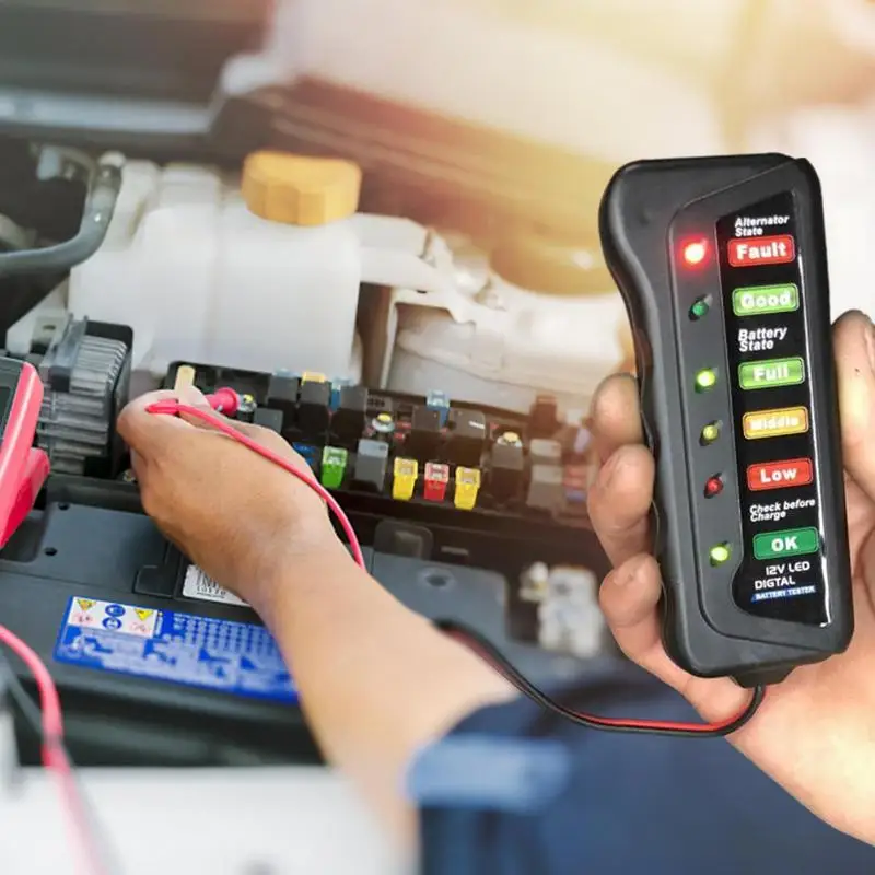12v Car Battery Tester Universal Automotive Analyzer Diagnose Tool Test