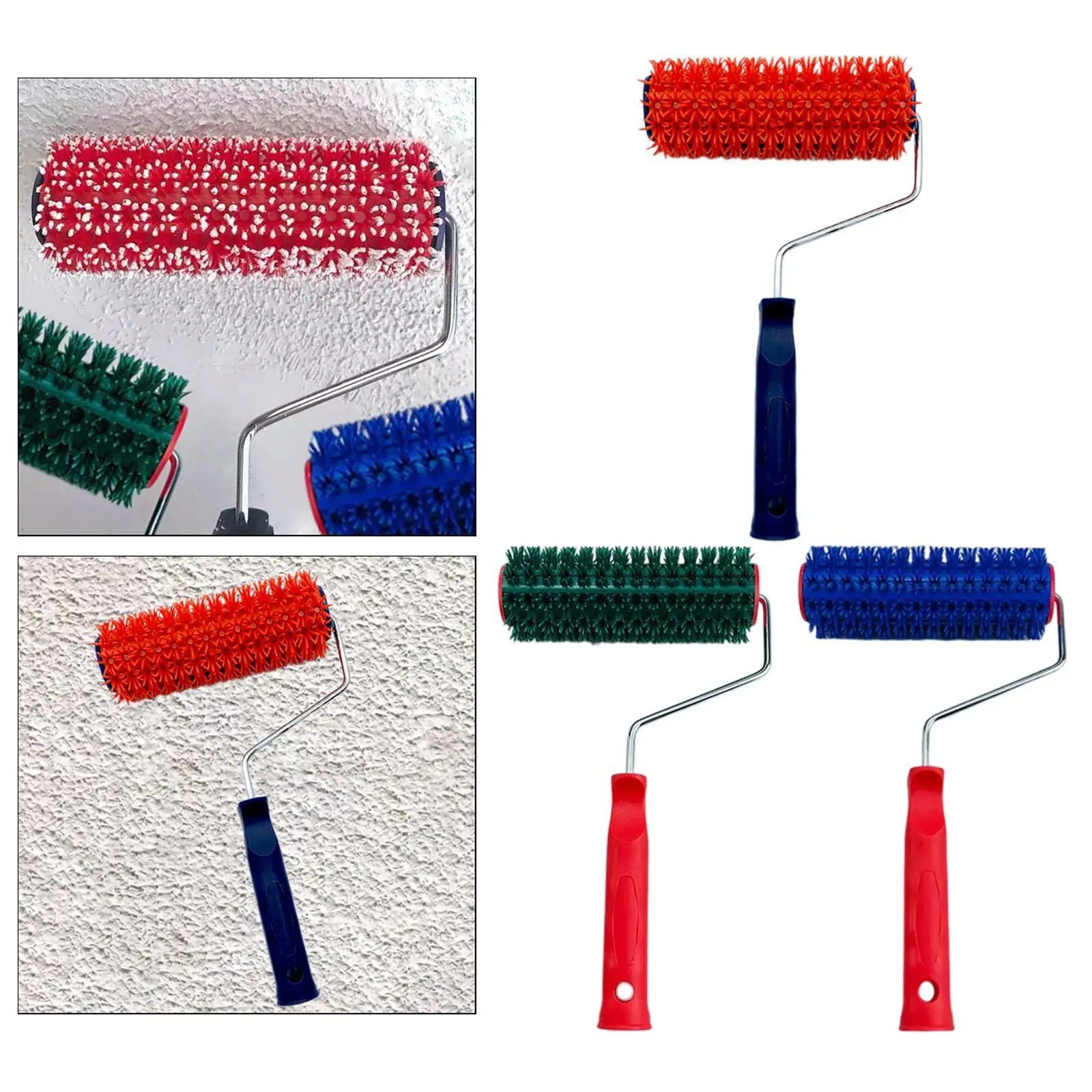 Decorative Paint Roller Household Wall Painting Brush for DIY Texture Pattern Roller for Home and Furniture Art