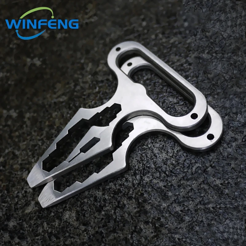 Multifunction Self-defense Weapon Combined Wrench Bottle Opener Emergency Windows Breaker for Outdoor Camping Survival Supplies