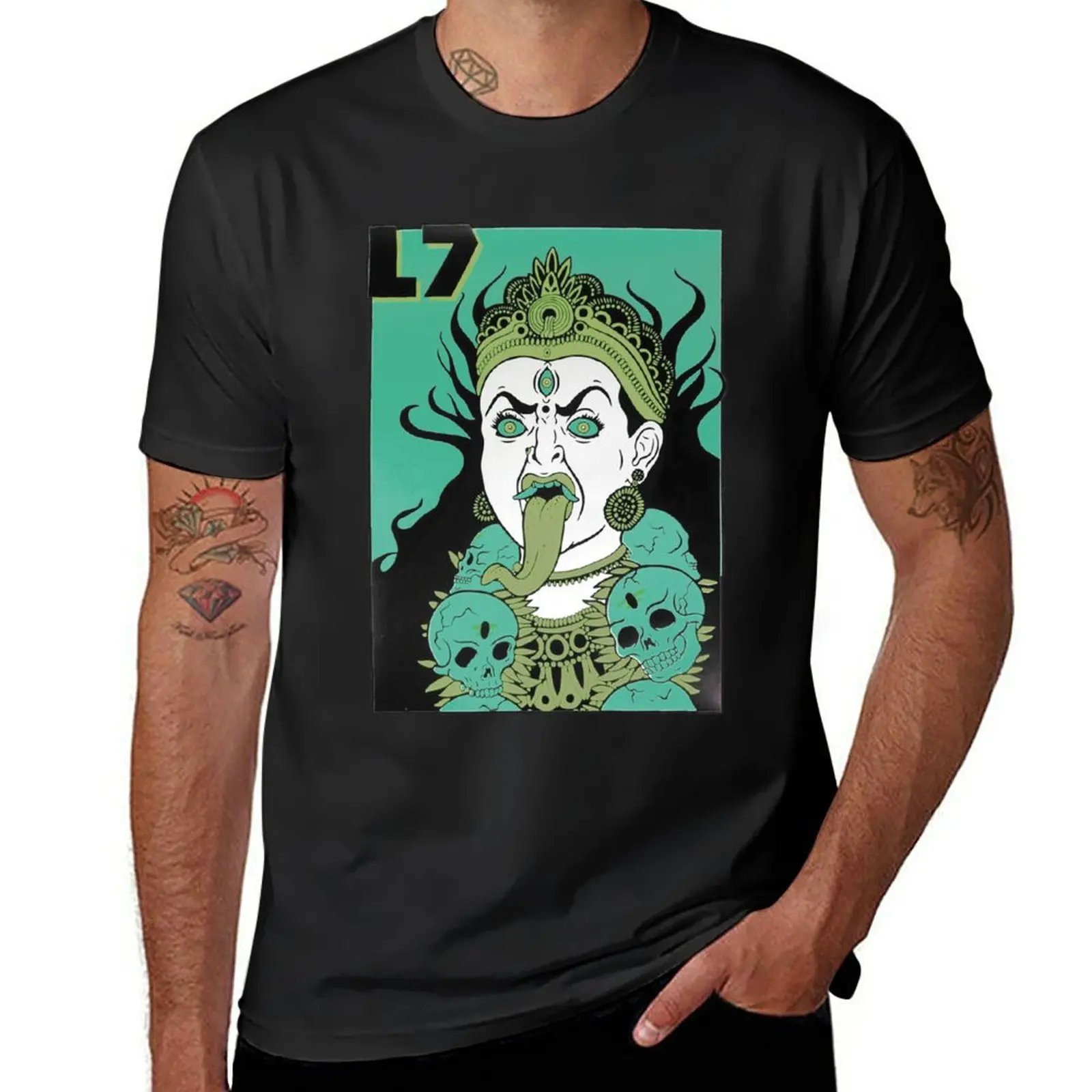 

New L7 Band Artwork T-Shirt boys animal print shirt sweat shirts Short sleeve men t shirts