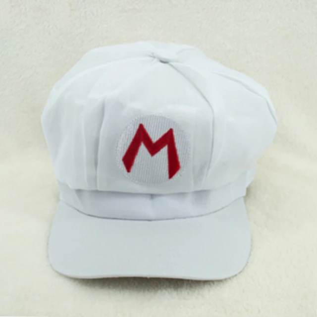 Anime Super Mario cappello berretto Luigi Bros lettera stampata Costume da  Baseball Cosplay per cappelli per