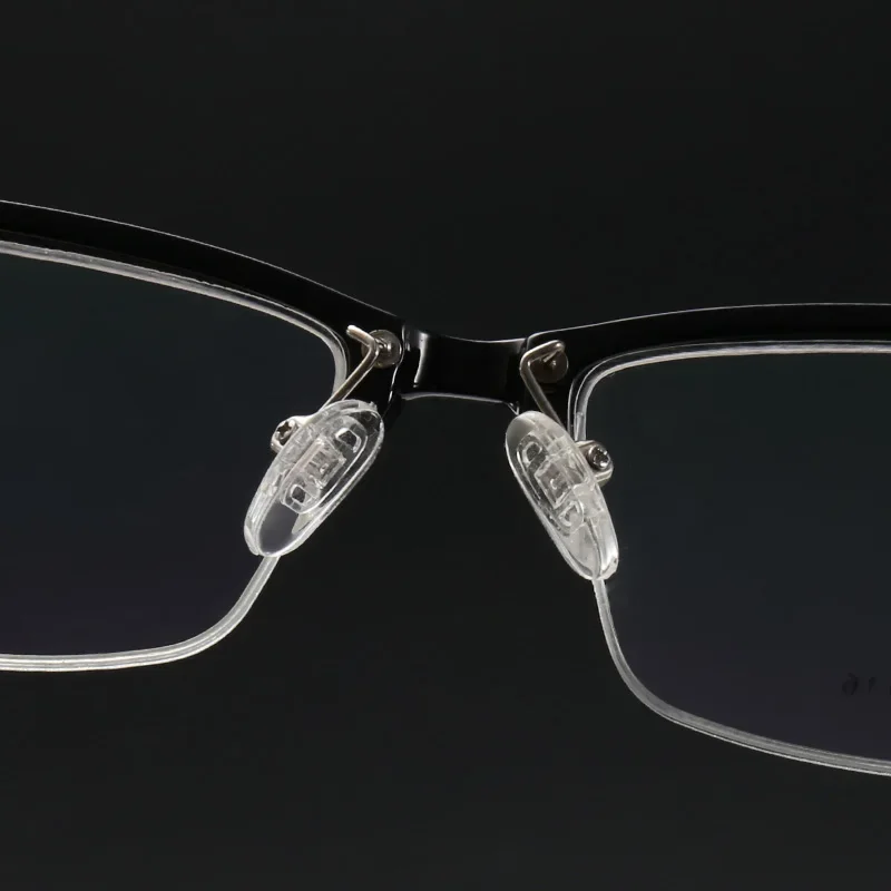 Aror Unisex Semi Rim Square Brow Line Eyeglasses 2