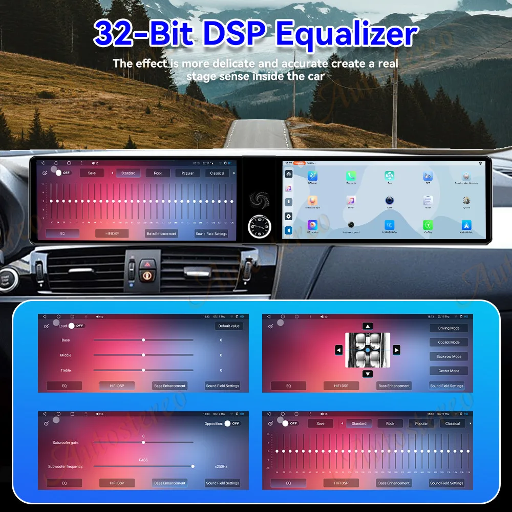 25 Dual Screen Carplay Android 14 Car GPS Navigation For BMW X3 F25 X4 F26 X4M 2