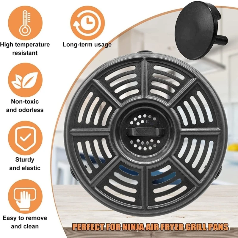 Non-slip Scratch-resistant Silicone Tabs Rubber Tip Compatible for Instants Air Fryer Grill Plate Bumper-Protective Dropshipping