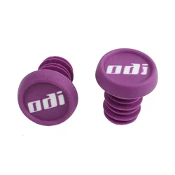 Colorful Anti-Slip Bicycle Handlebar Grip Caps - 1 Pair (2PCS ODIN-Purple)