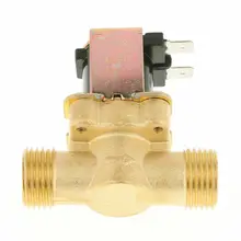 

1/2'' Brass Electric Solenoid Valve DC12V/DC24V/AC220V Switch Water Air N/O DC/AC Normally Closed 4 Points Double Thread