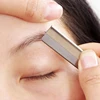 10pcs/pack Eyebrow Trimmer Blades Eyebrow Cutter Equipment Super Feather Cut Special Platinum Coated Edge Razor Blades 2