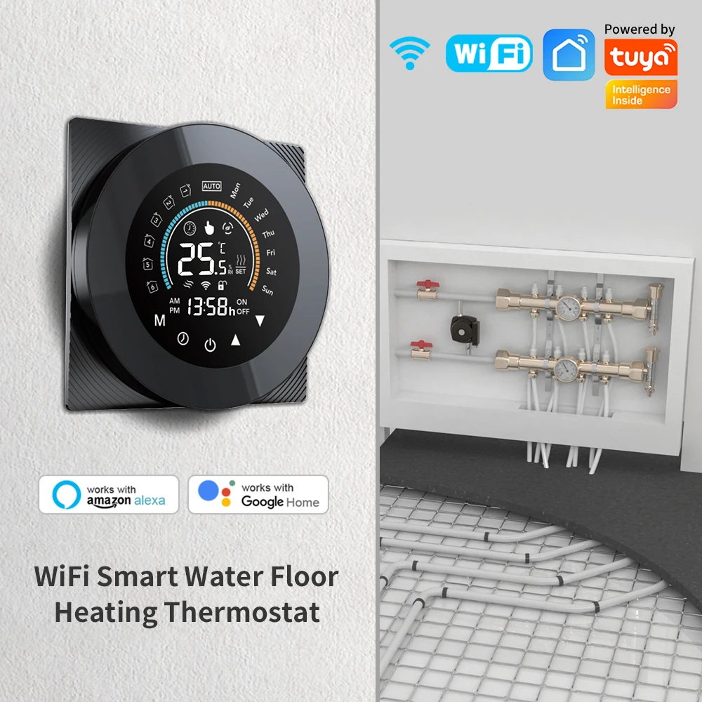Smart WiFi Digital Thermostat with Touchscreen Temperature Control