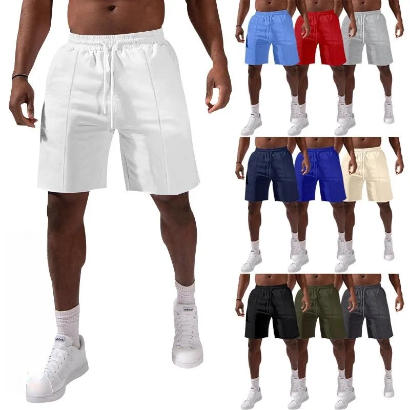 Youth Shorts, Trendy Sports Casual Pants, Men's Trendy Loose and Versatile, Summer Thin Quarterback Pants men s trousers summer thin section korean style trendy bloomers loose feet sports and leisure oversized nine point pants