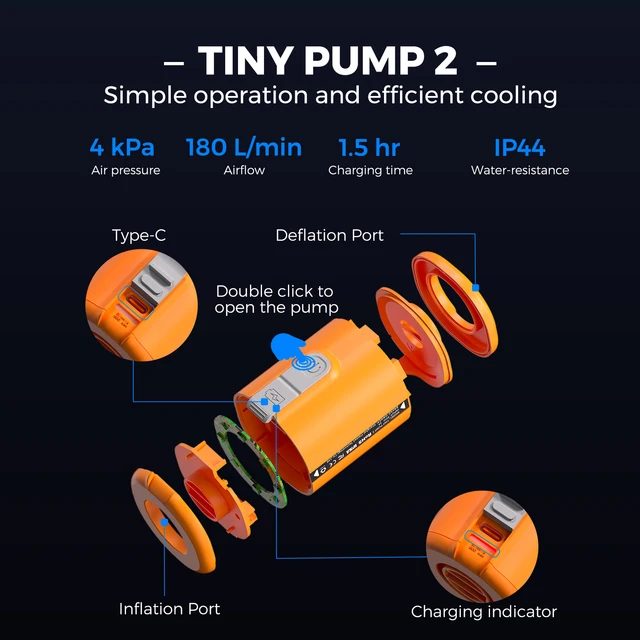 Portable FLEXTAIL Electric Air Pump 2