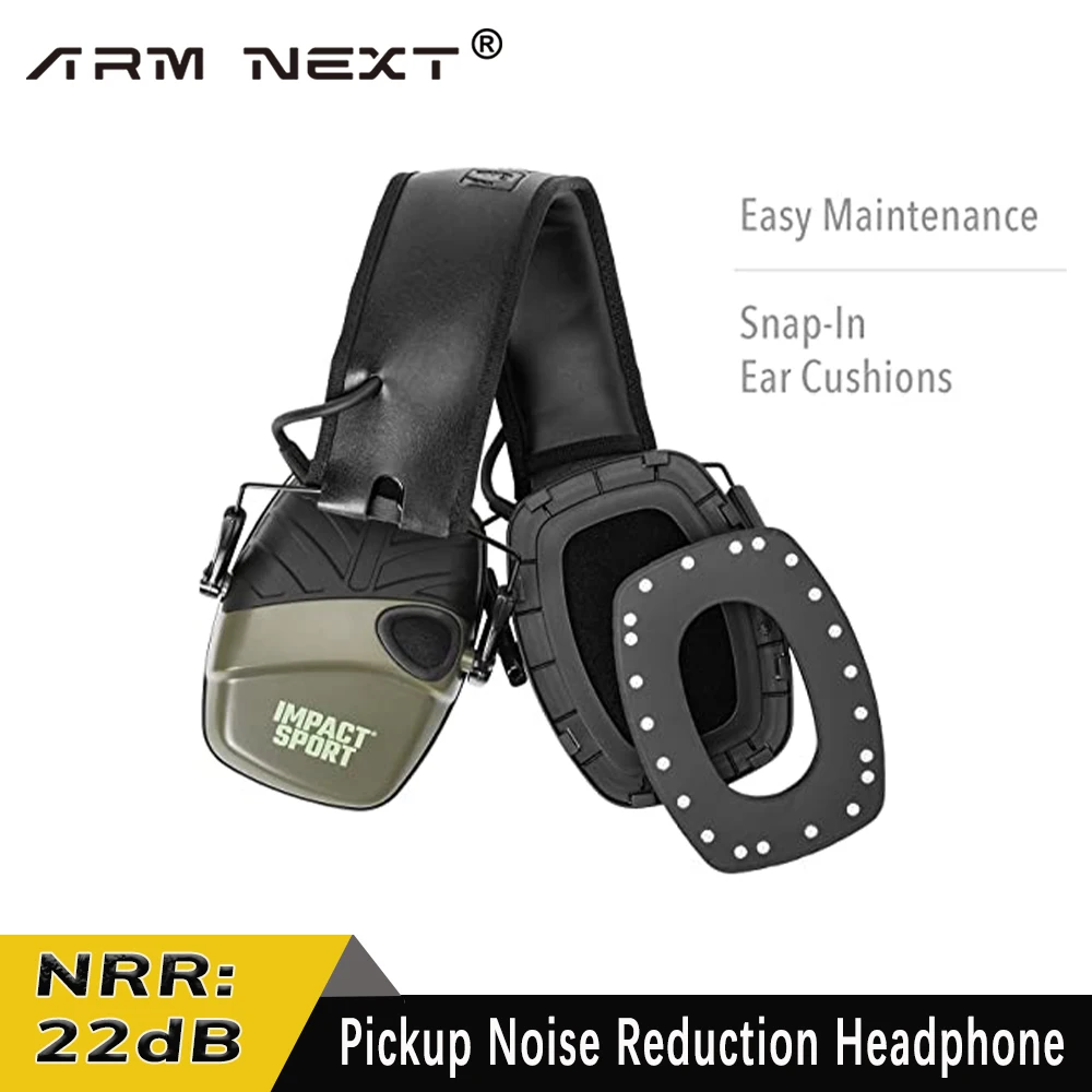 

New Generation Pickup Noise Cancelling Impact Hearing Protection Headset Military Tactical Headset Electronic Shooting Earmuffs