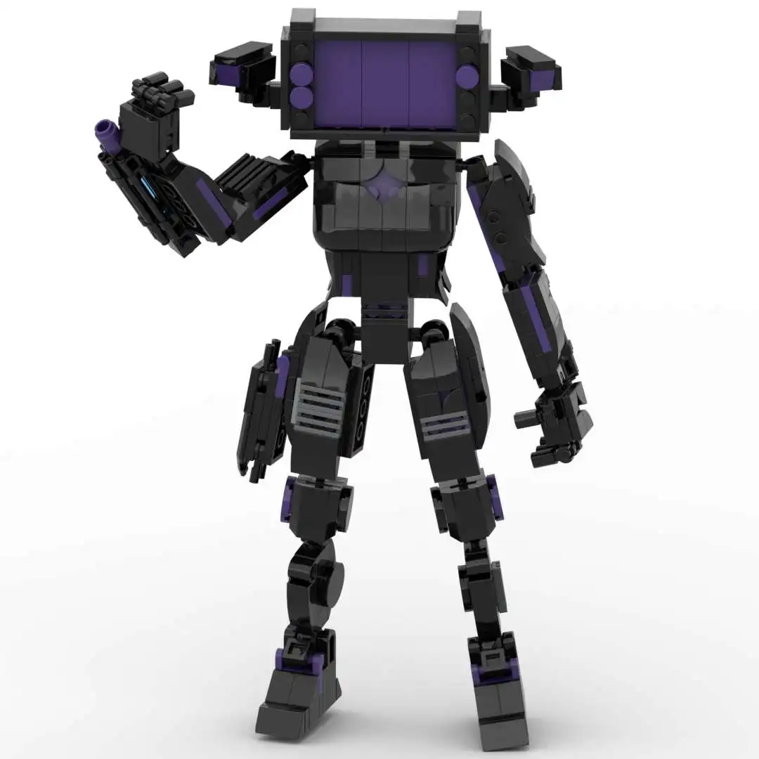 Moc Titan 스피커 타이탄 모델, 재미있는 애니메이션 비디오, Skibidi 변기, 건설 블록 장난감, 426 개