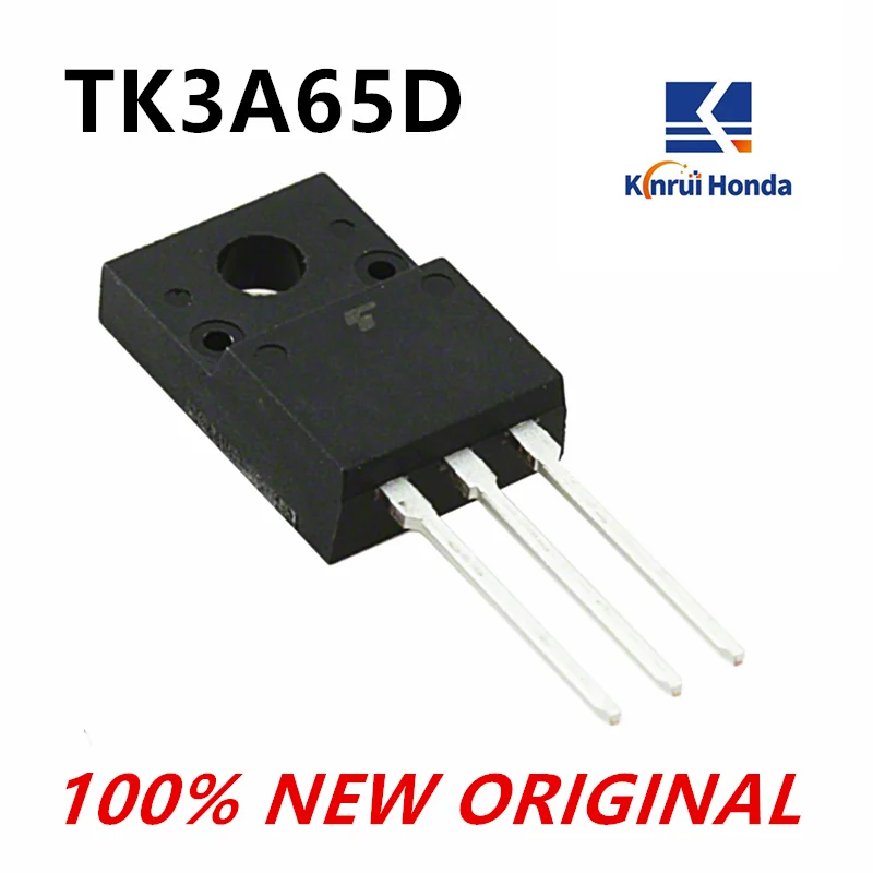 2 Pezzi K3A65D TK3A65D – Transistor Con Dissipatore, Nuovi, Spedizione Veloce