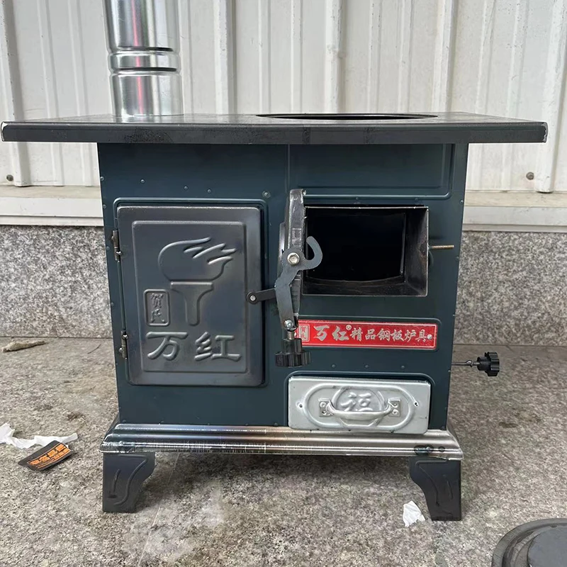 Outdoor Fire Pits New Oven Home Indoor Firewood and Coal Dual-use Wood-burning Stove for Heating Thickened Rural Firewood Stove