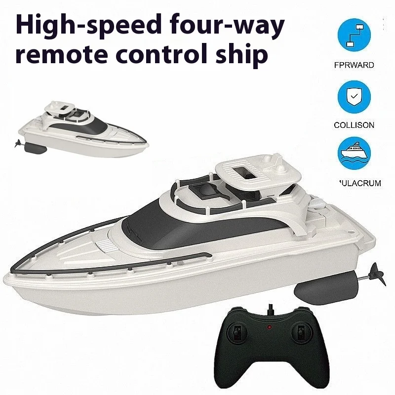Bateau RC rapide étanche pour enfants et adultes - Jouet aquatique télécommandé