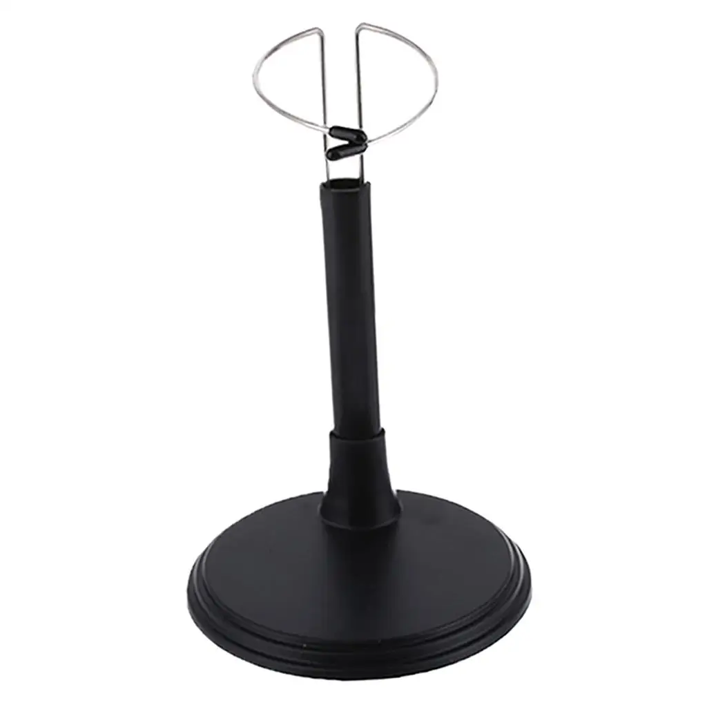탈착식 조절식 인형 곰 디스플레이 스탠드, PVC 블랙, 25cm 블랙
