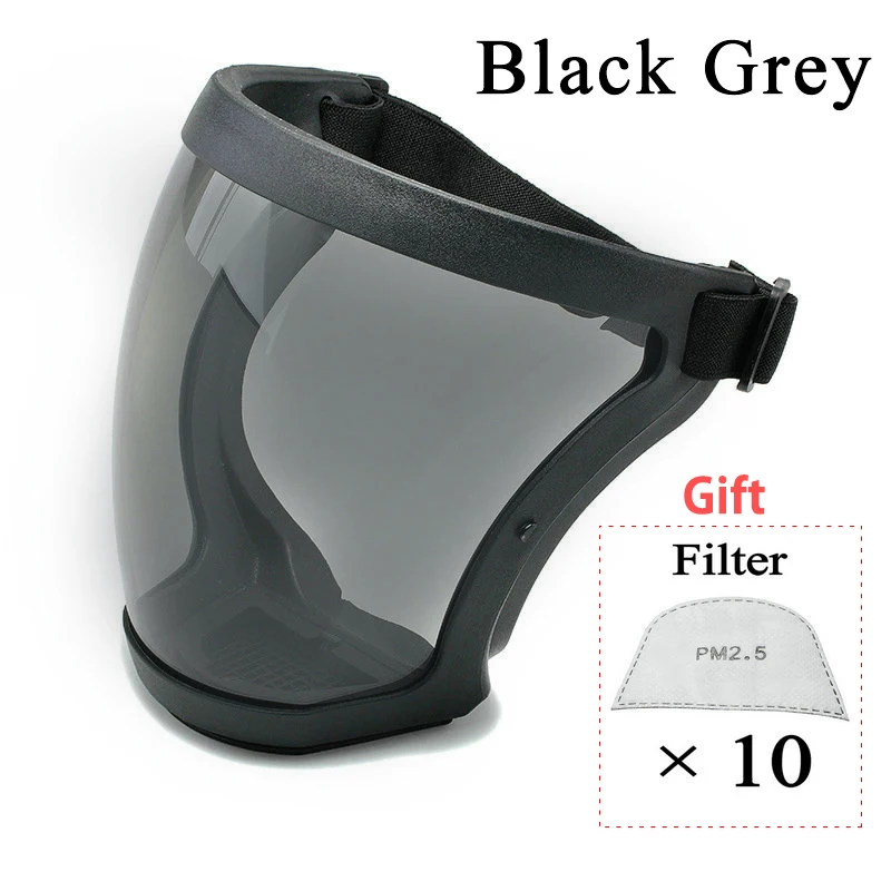 Enhanced Full Face Shield | Reusable Anti-Fog & Windproof Protection Mask