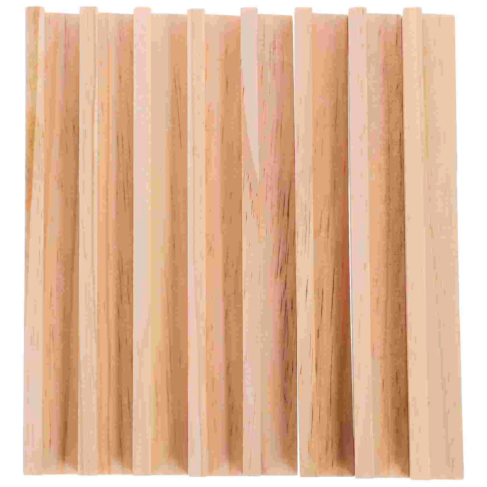 

8 Pcs Domino Holders Dominoes Mahjong DIY Accessory Displaying Base Stand Toy Cards Wooden