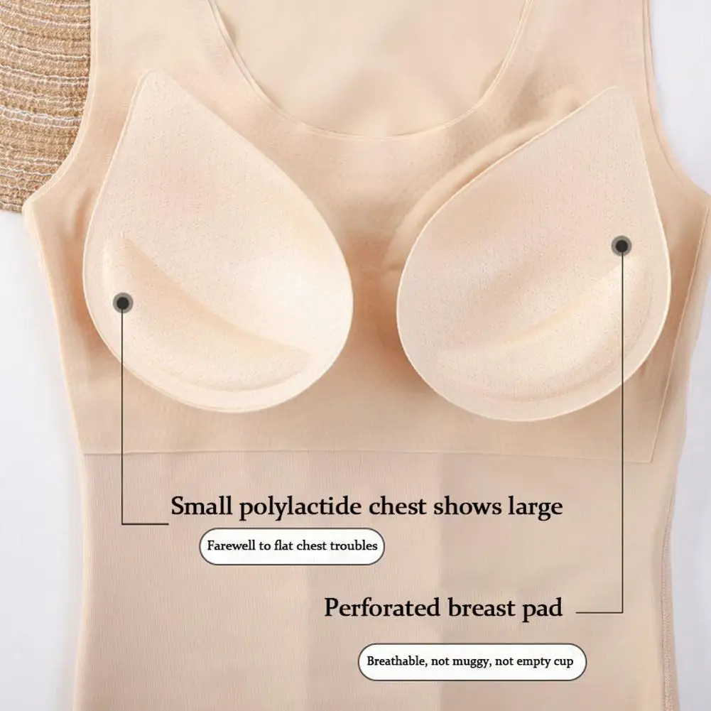 Women Shapewear Girdle Posture Corrector Bra Seamless Control Tops Shaper Vest Body Tummy Sheath Corset Underwear Slimm H7P0
