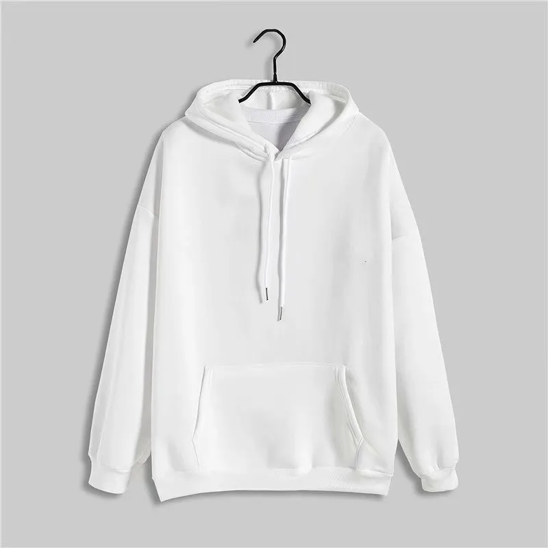 Hooded sweatshirt white