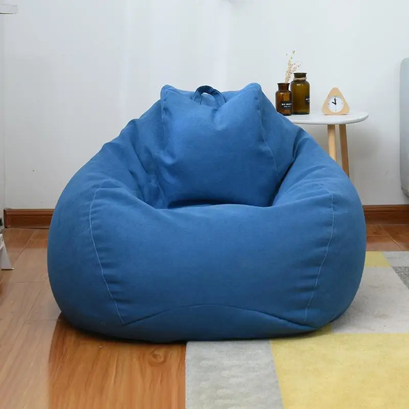 Large Bean Bag Chair Sofa Cover Comfortable Outdoor Lazy Seat Bag Couch Cover Without Filler For Adults Kids Tatami Chairs