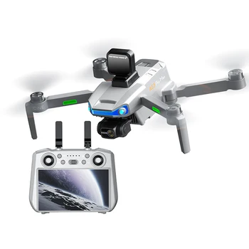 AE3 PRO Max NUOVO LCD SC GPS Drone 8K Doppia Fotocamera 5G Wifi FPV 3-Axis Gimbal Professionale Evitamento Ostacoli Quadcopter RC Dron A