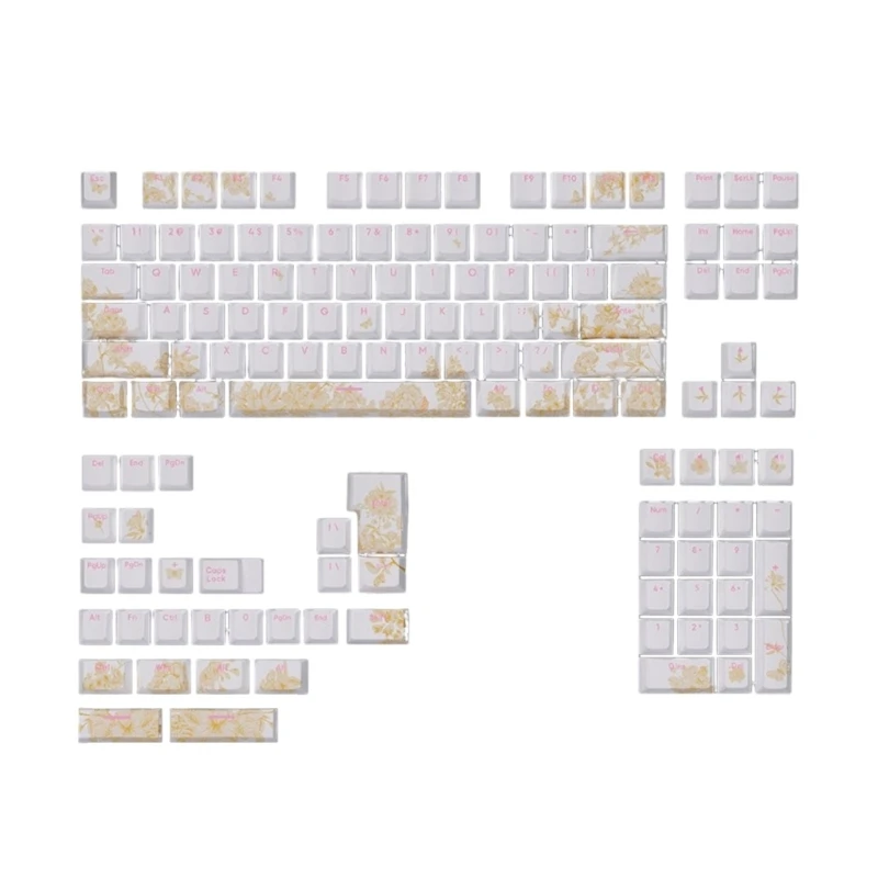 

Smooth and Comfortable 135Key PBT Keycaps for Easy Typing Attention to Detail