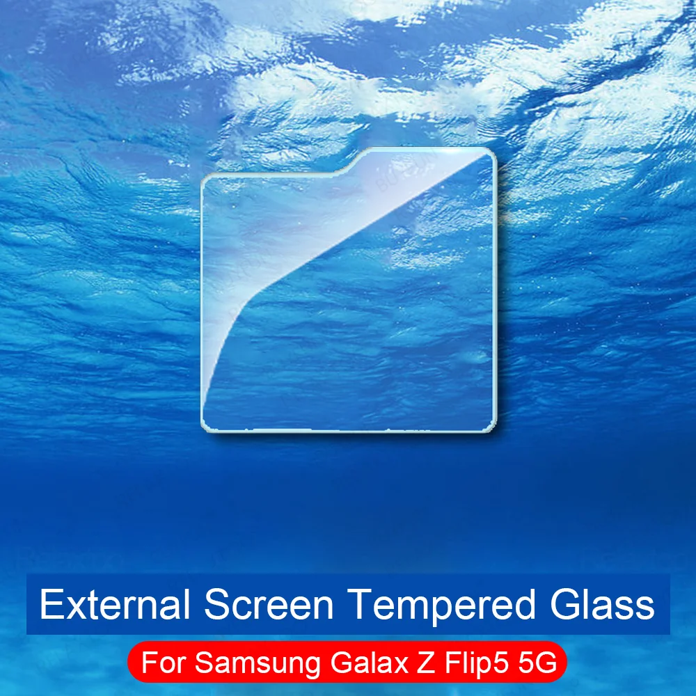 3Pcs Hd Back Vetro Temperato Per Samsung Galaxy Z Flip5 5G Protezione Dello Schermo Esterno Sumsung Samsong Zflip Flip 5 2023 Armor Film