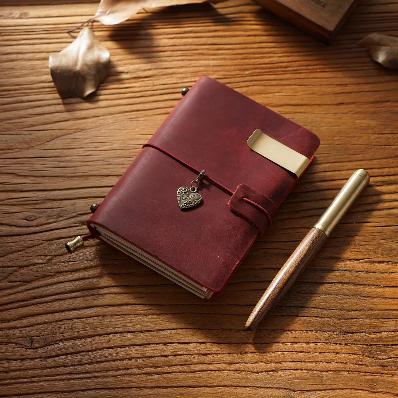 Genuine Leather Handmade Vintage Traveler's Notebook & Journal Organizer Cover