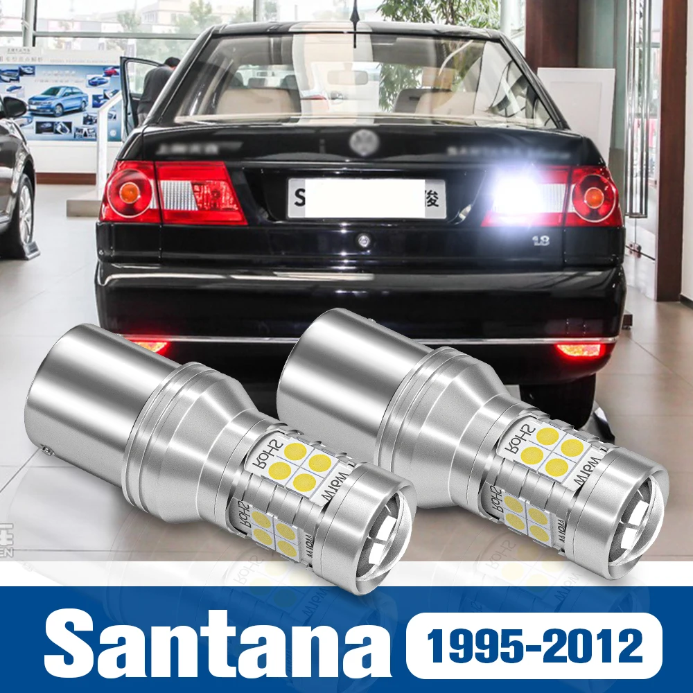 

2x LED Reverse Light Back up Lamp Accessories Canbus For VW Santana 1995-2012 2002 2003 2004 2005 2006 2007 2008 2009 2010 2011