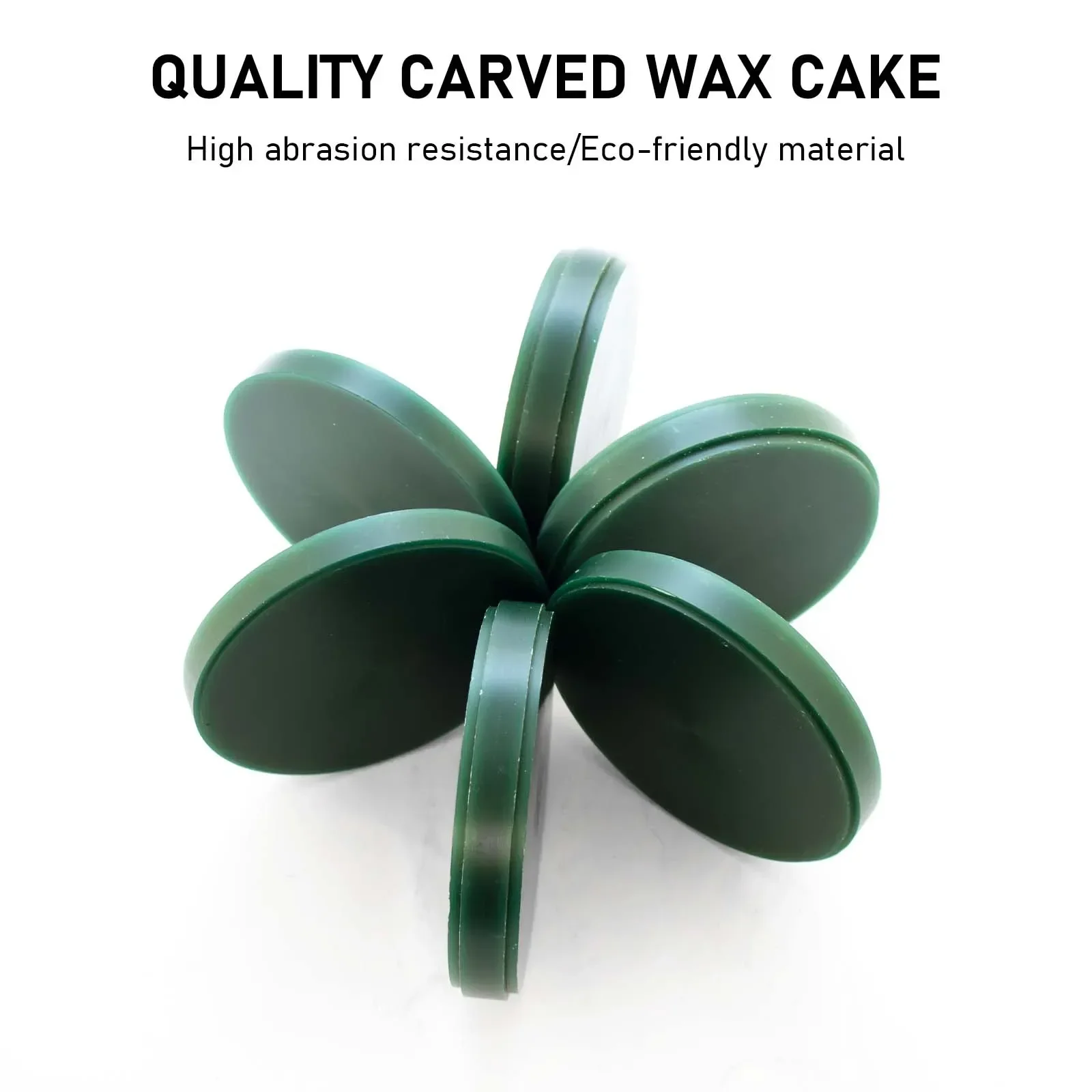 3D Carving Hard Green Wax Blank Round Cakes for Jewelry Ring