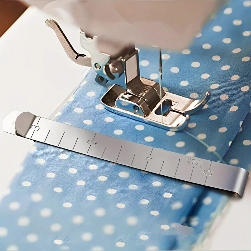 20pcs/set Sewing Clips Stainless Steel Hemming Clips 3 Inches Measurement Ruler Quilting Supplies