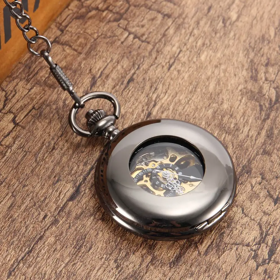 3 Tipi Retrò Polpo Copertura Cava Orologio Da Tasca Al Quarzo Collana In Bronzo Pendente Orologio Fatto A Mano Regali Souvenir Per Uomo Donna Reloj - Foto 12