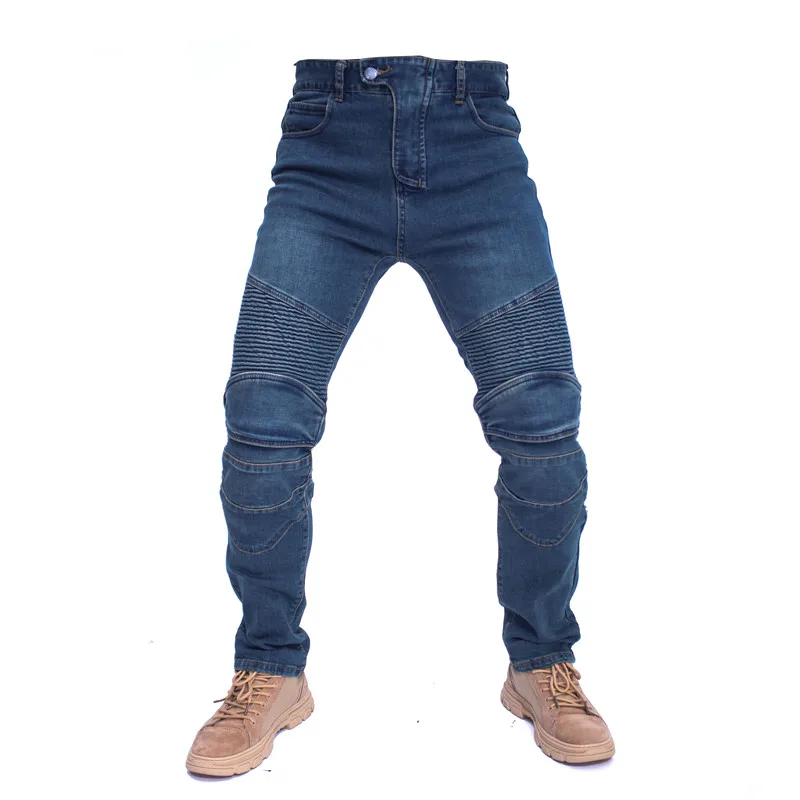 Texwood men's casual and sports wear store, summer beach clothes, men's leather fashion, jewelry, sunglasses Kominie Collection Classic Denim UGB06 PK718 PK719 4X Zip Motorcycle Pants Pantalones Motocicleta Hombre Featherbed Jeans Gears