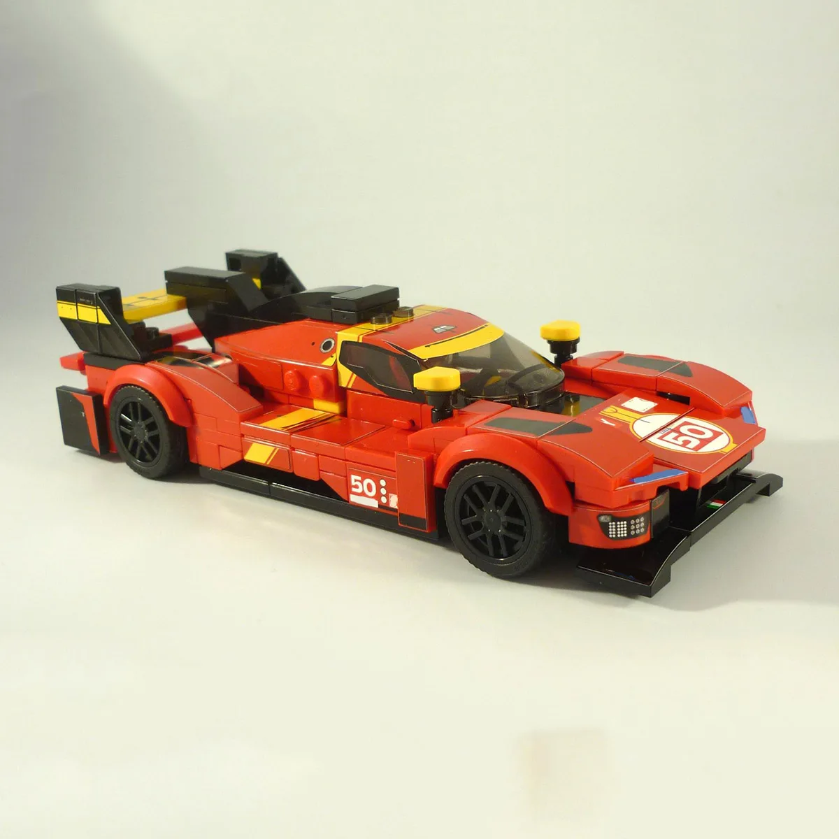 MOC LMH 자동차 번호 50 499p 스피드 쵸프 레이싱 카 빌딩 블록, DIY 퍼즐 조립 벽돌 모델 세트, 어린이 장난감 선물, 321 개